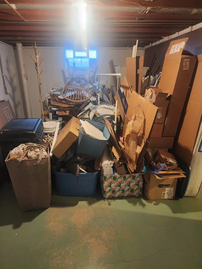 Roll-off dumpster container at job site for Yard Waste Dumpster Rental in Eastern Goleta Valley